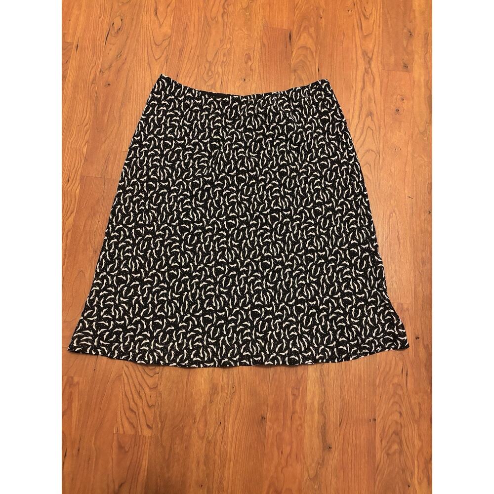 Ceduxion Vintage Women’s Skirt Heel 90s Chic Black and White Size Large